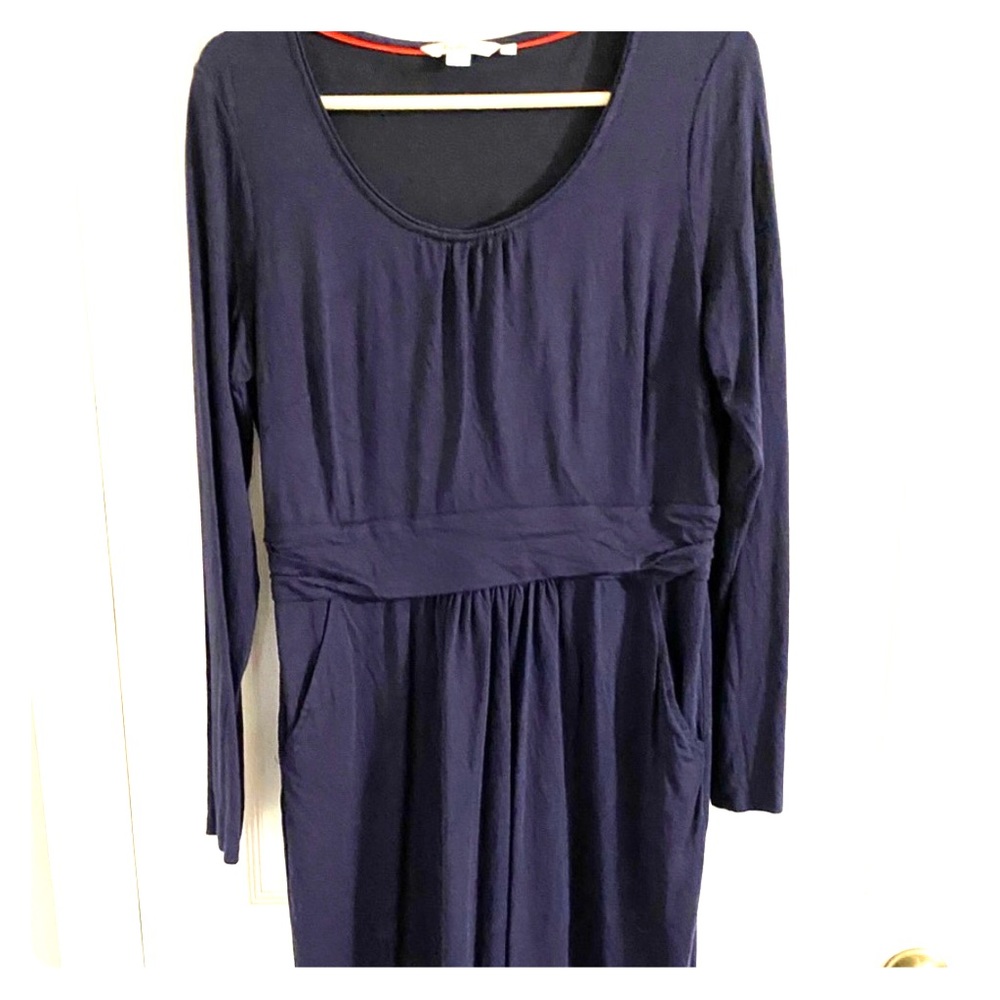 Boden navy knit dress